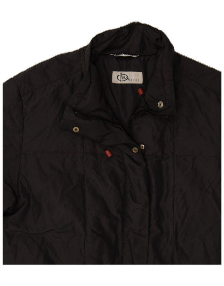 MARELLA Womens Oversized Padded Coat UK 8 Small Black Polyamide Vintage Marella and Second-Hand Marella from Messina Hembry 