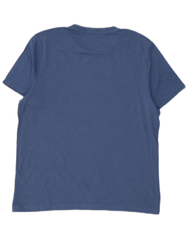 T-shirt męski Jack Wills o klasycznym kroju XL, niebieski, bawełniany