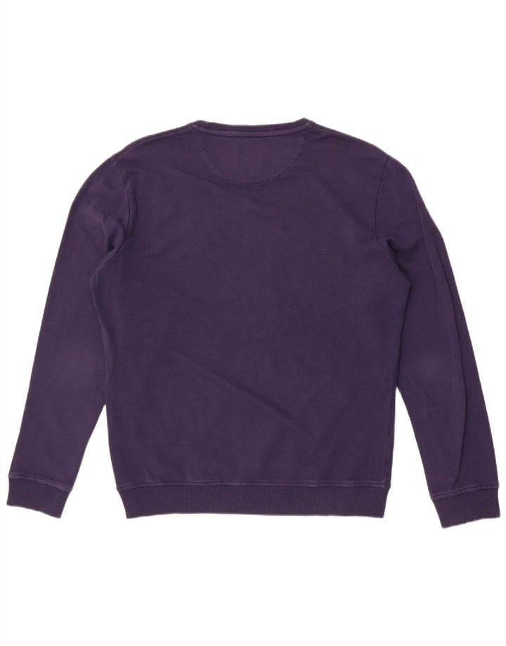 Męska bluza z grafiką Lyle & Scott, duża, granatowa, bawełniana