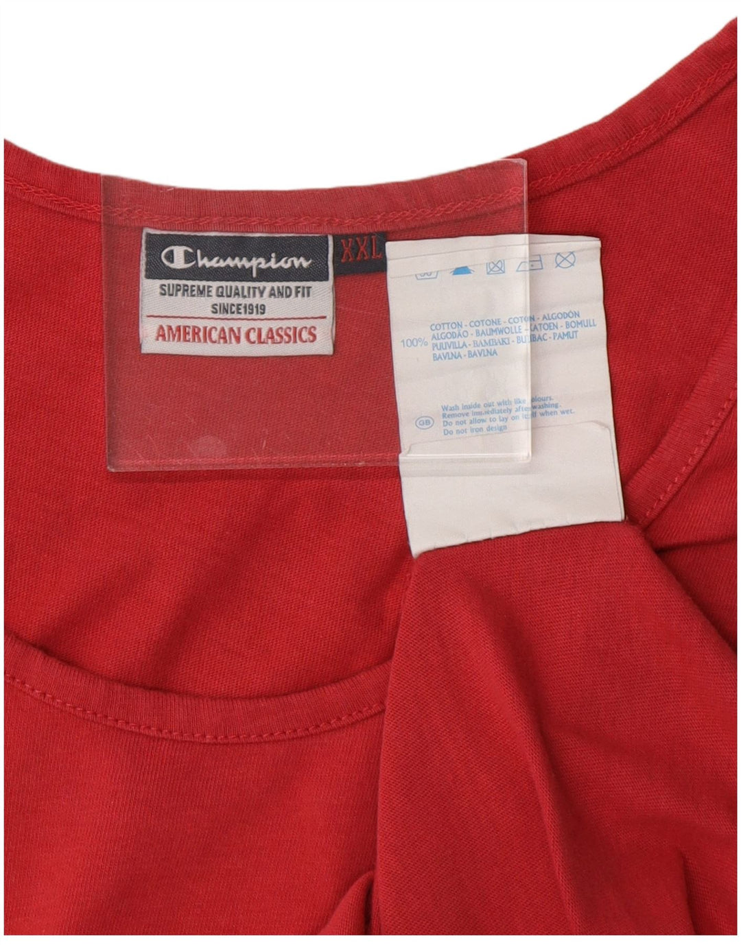 Koszulka damska CHAMPION UK 20 2XL Różowa bawełna