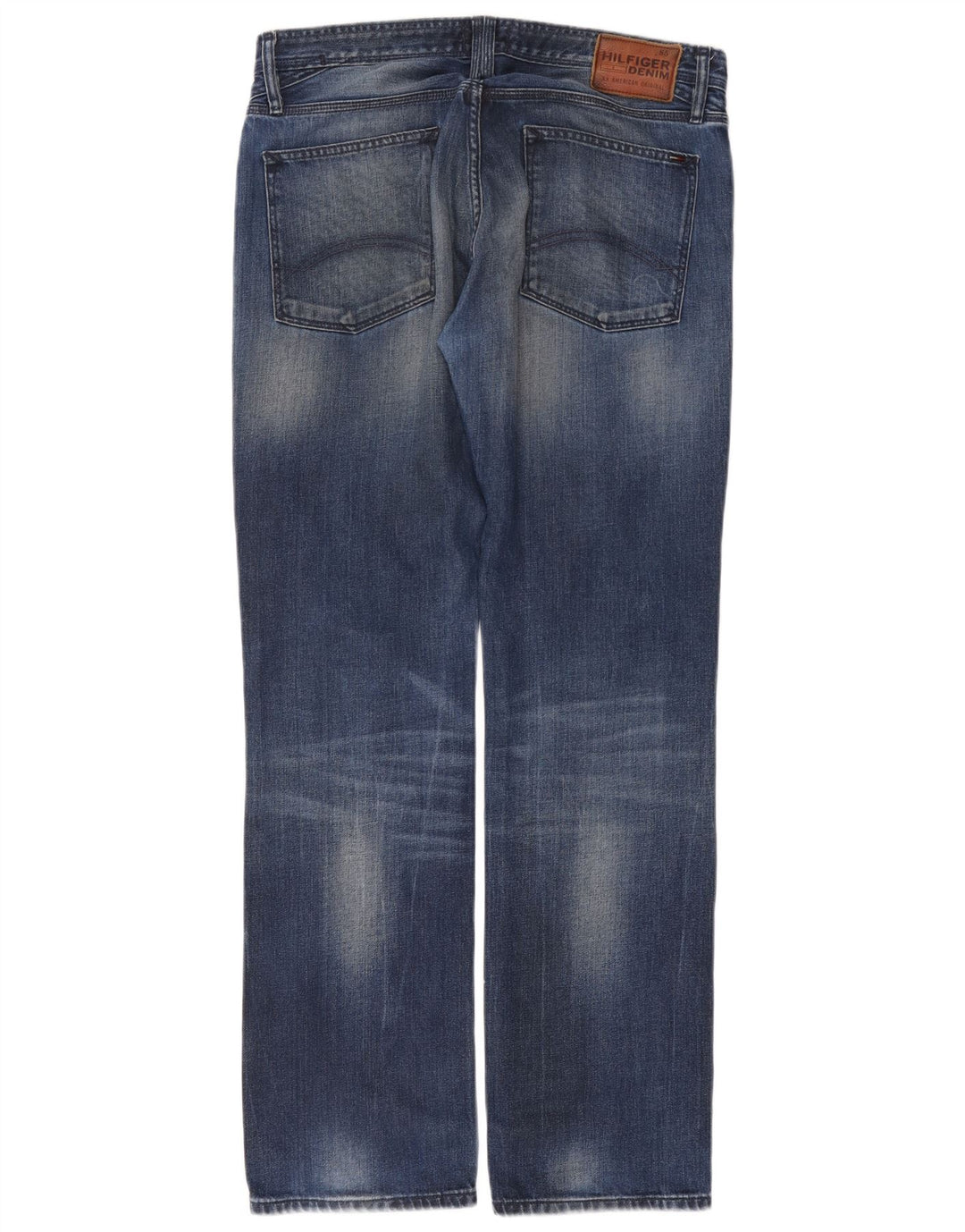 Męskie proste dżinsy Tommy Hilfiger W32 L34 Niebieskie bawełniane