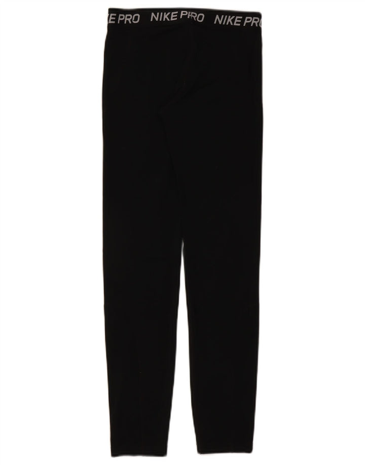 Damskie legginsy Nike Graphic UK 4 XS, czarne, poliestrowe
