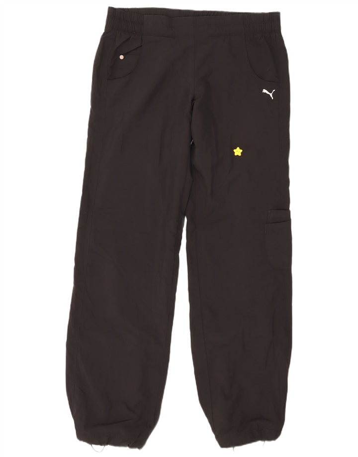 Damskie spodnie cargo Puma Joggers UK 12 Medium W32 L33 Czarny poliester