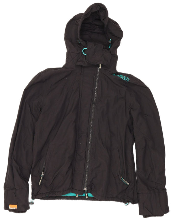Damska kurtka wiatrówka Superdry The Windcheater Graphic UK 18 XL w kolorze czarnym
