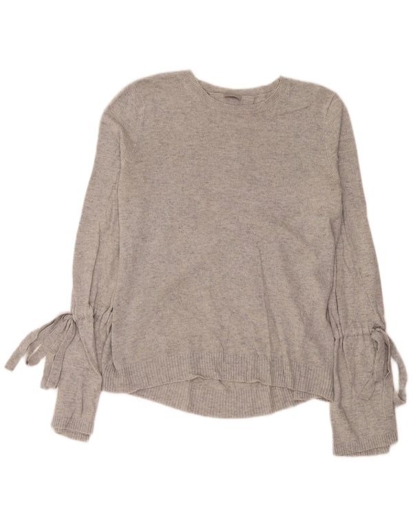 Sweter damski Marella z dekoltem w łódkę UK 16, duży, szary