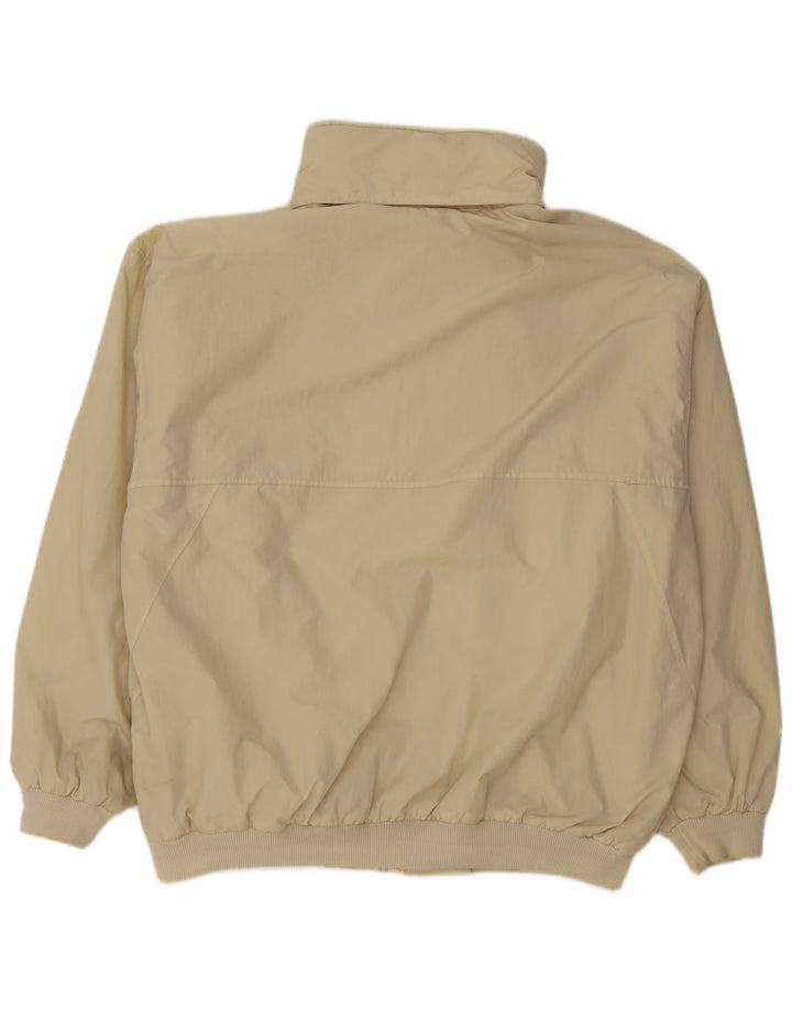 Męska kurtka bomber z kapturem Slam UK 44 2XL Off White Nylon