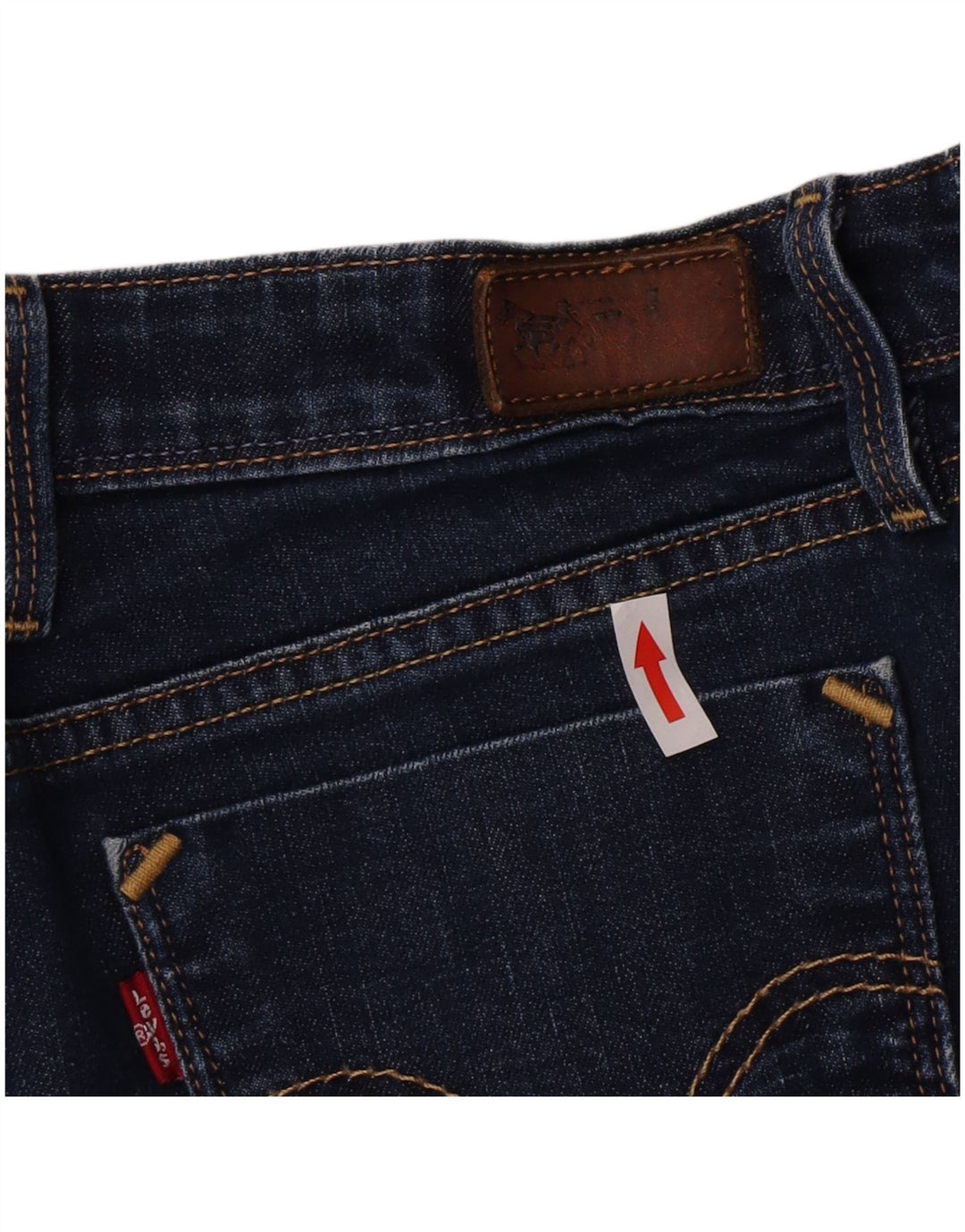 Damskie jeansy Levi's 629 Bootcut W32 L30 Granatowa bawełna