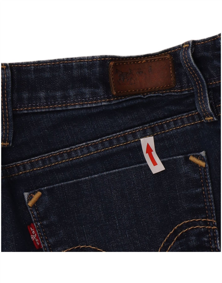 Damskie jeansy Levi's 629 Bootcut W32 L30 Granatowa bawełna