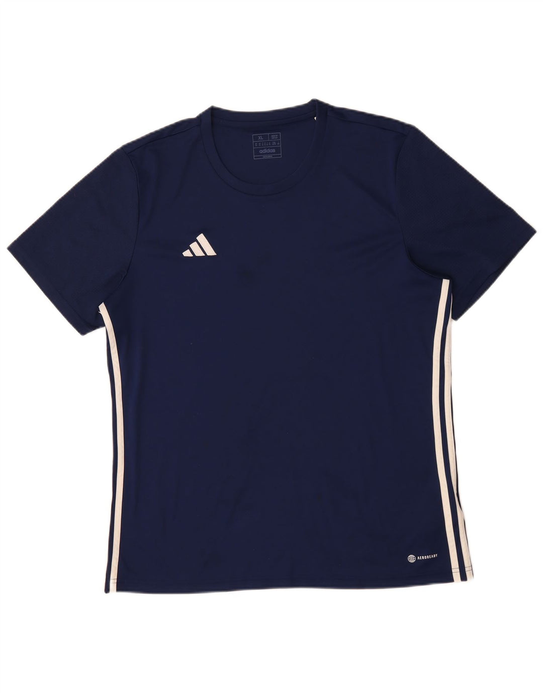 Męski T-shirt ADIDAS Aeroready Slim Fit, top XL, granatowy, poliester