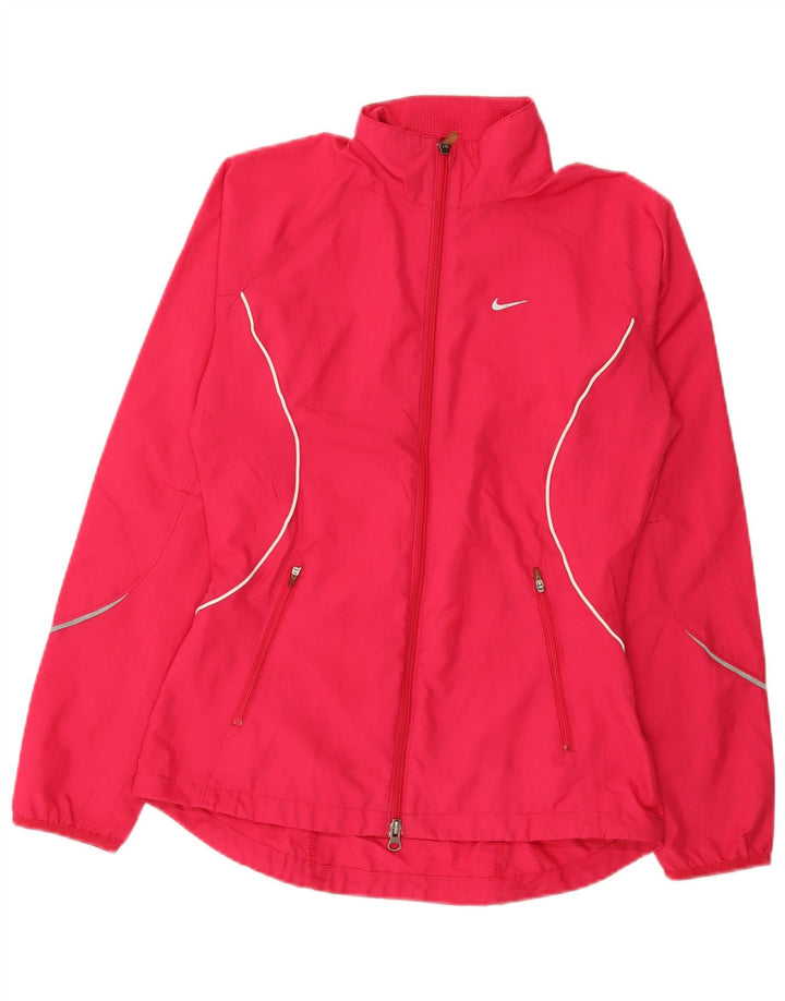 Damska kurtka dresowa NIKE UK 10, mała, czerwona, poliester
