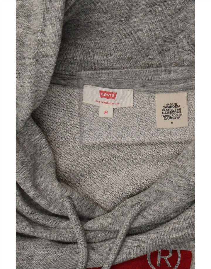 Damski sweter z kapturem Levi's UK 14, średni szary, nakrapiany