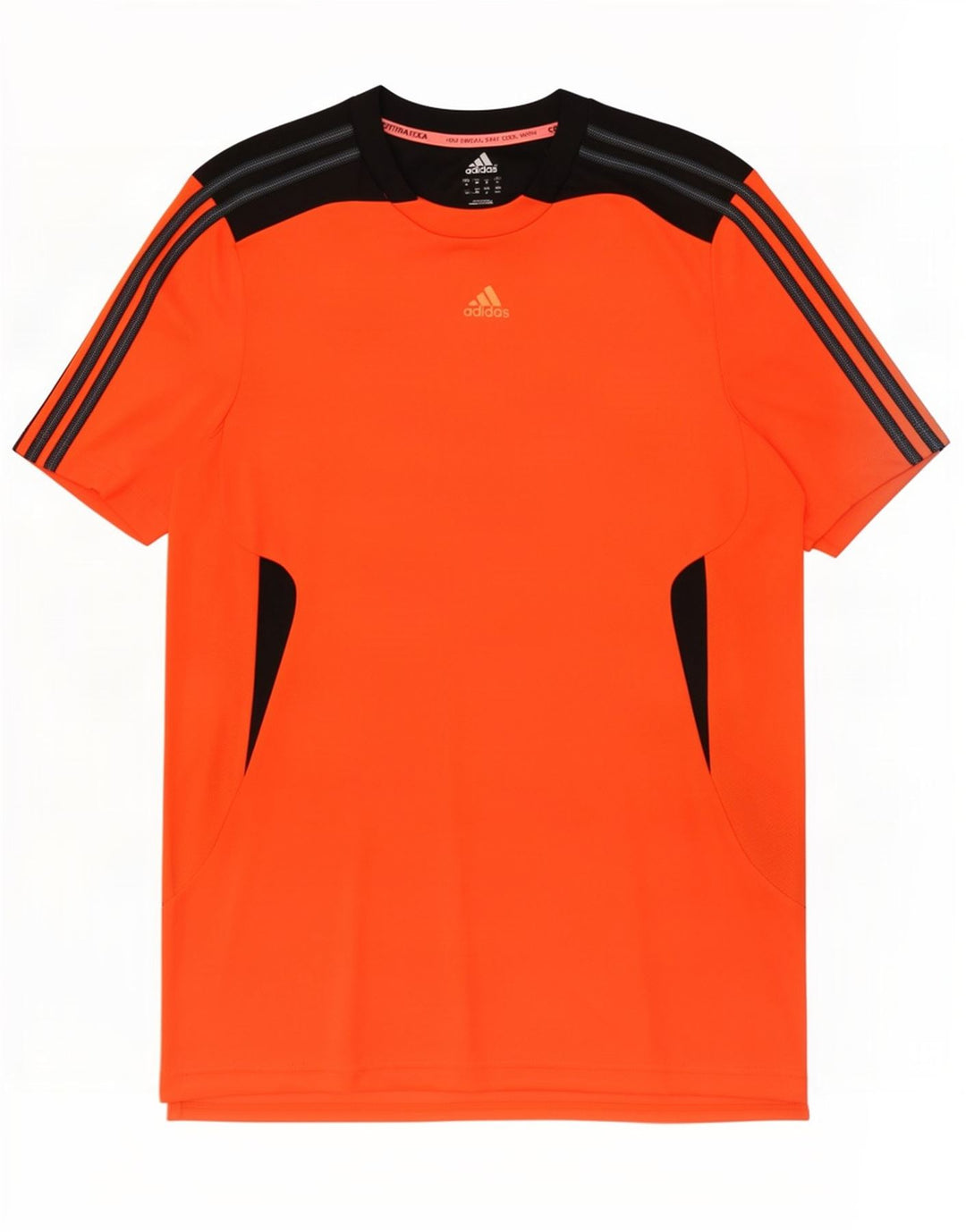 Męska koszulka Adidas Climacool Top, średni pomarańczowy kolor, poliester