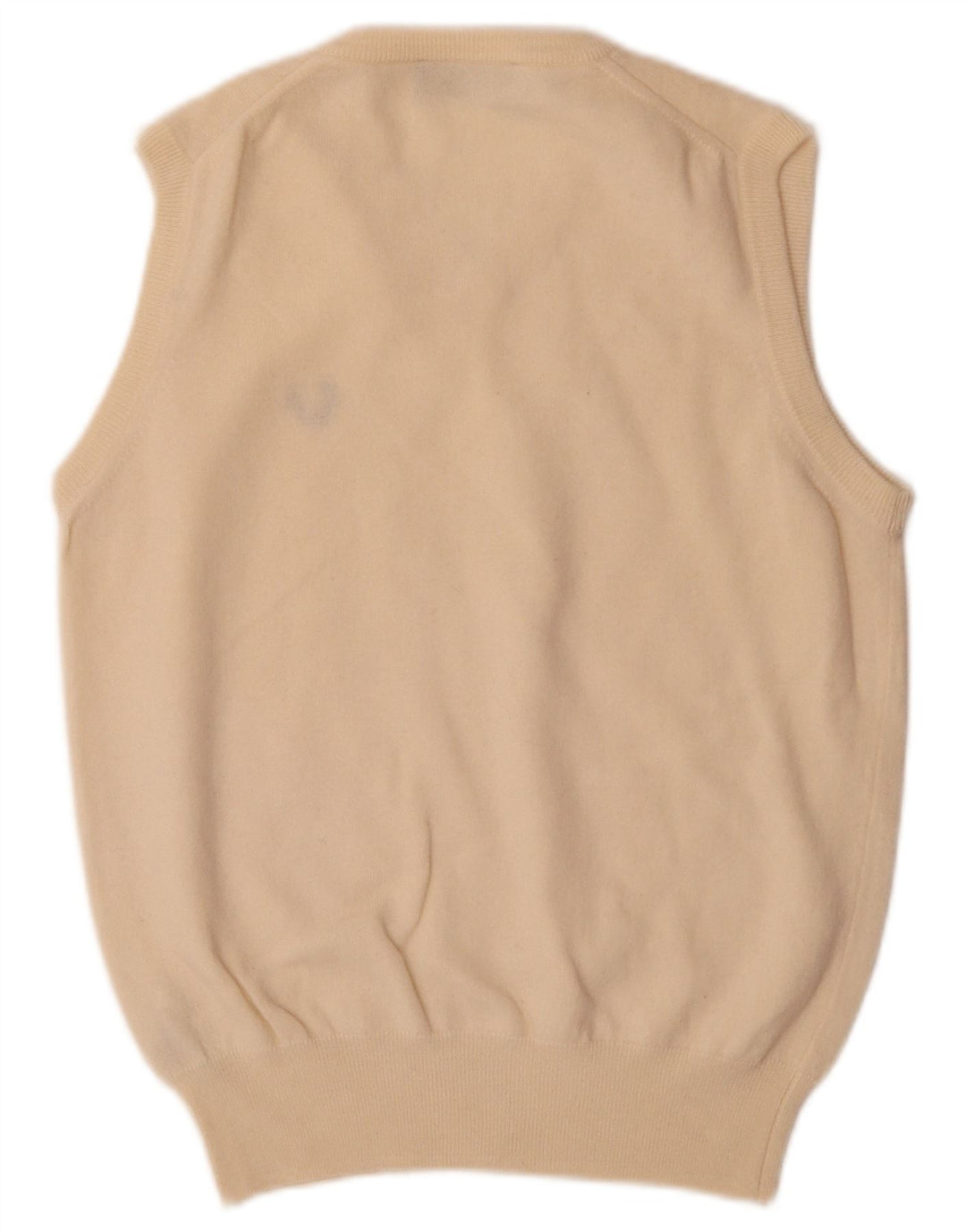 Podkoszulek męski Fred Perry z kamizelką, mały, beżowy, wełniany