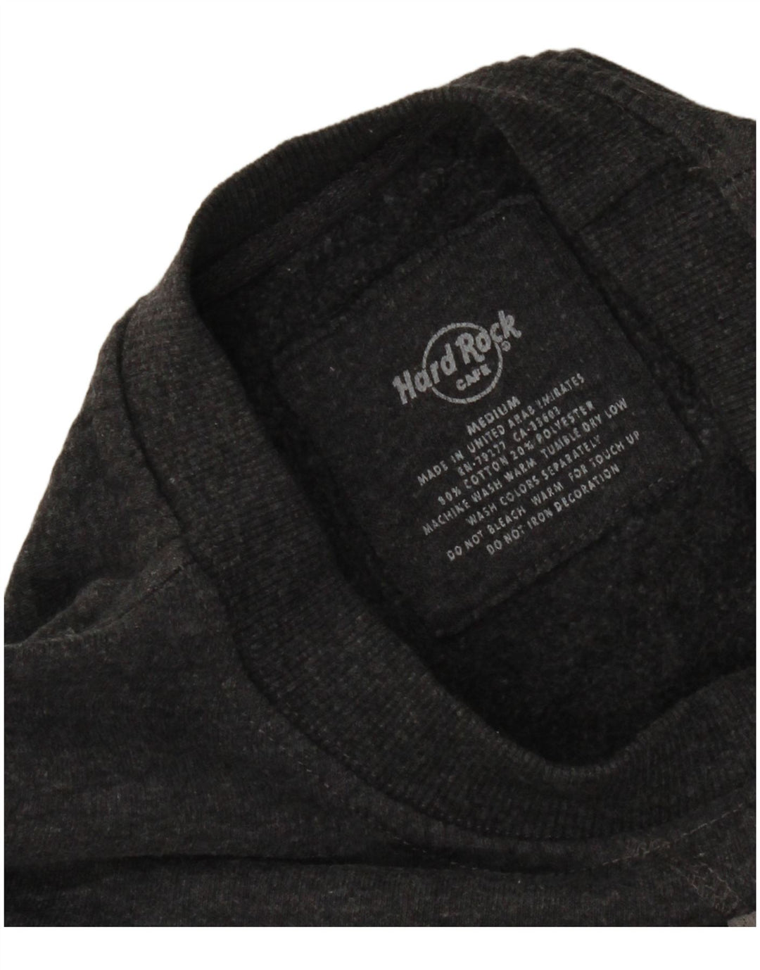 Damska bluza Hard Rock Cafe Rome Graphic Jumper UK 14 Średni szary