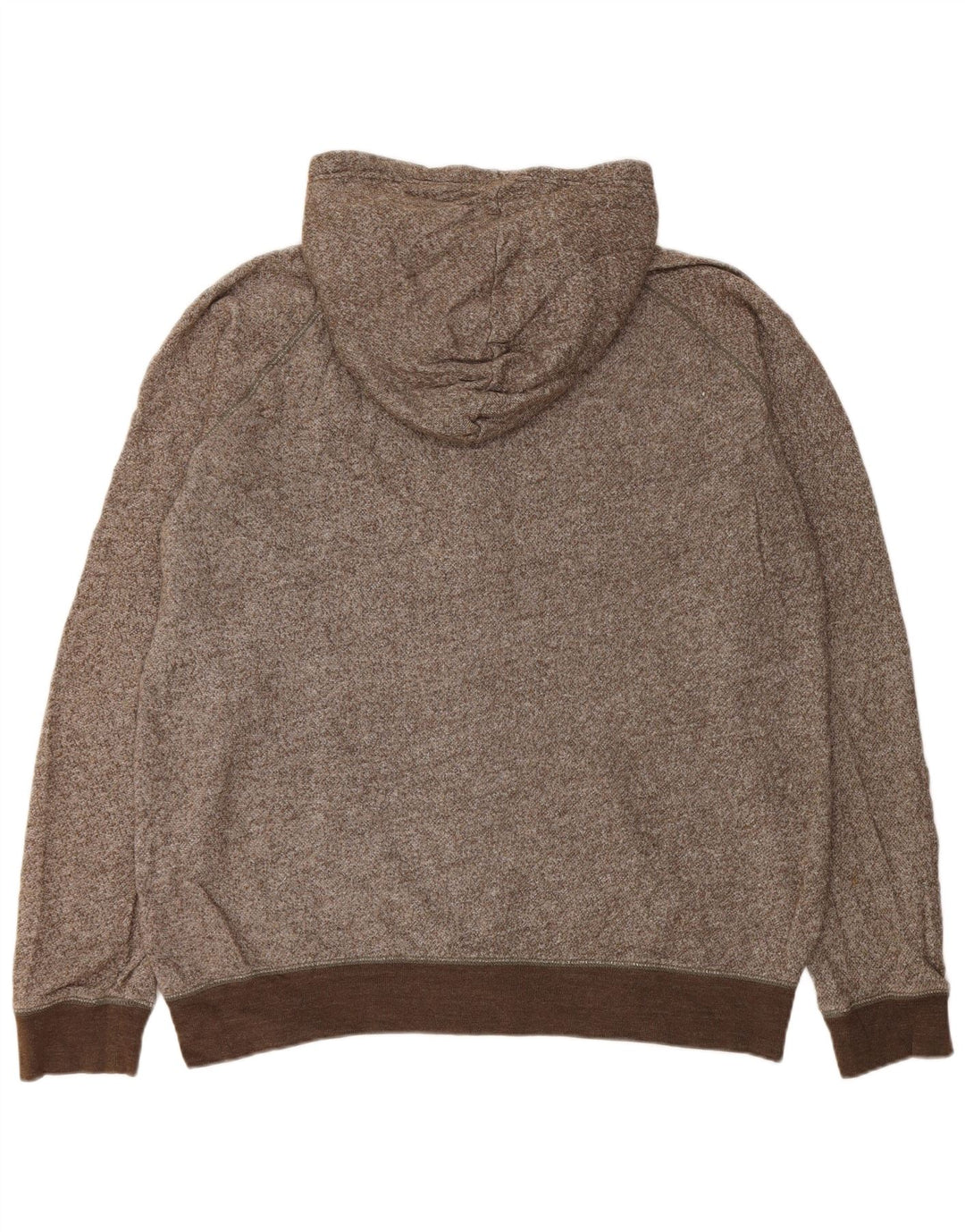 Męski sweter Gap z kapturem i zamkiem XL, brązowy, nakrapiany