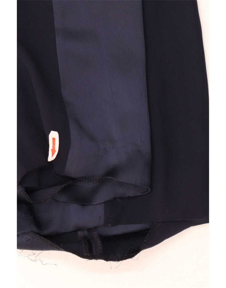 Damskie spodnie codzienne Escada EU 38 Medium W32 L29 Granatowe, z blokami kolorów
