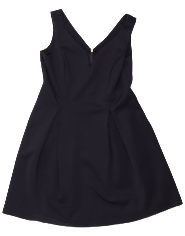 Damska sukienka o linii A bez rękawów Dkny US 14 XL Granatowy poliester