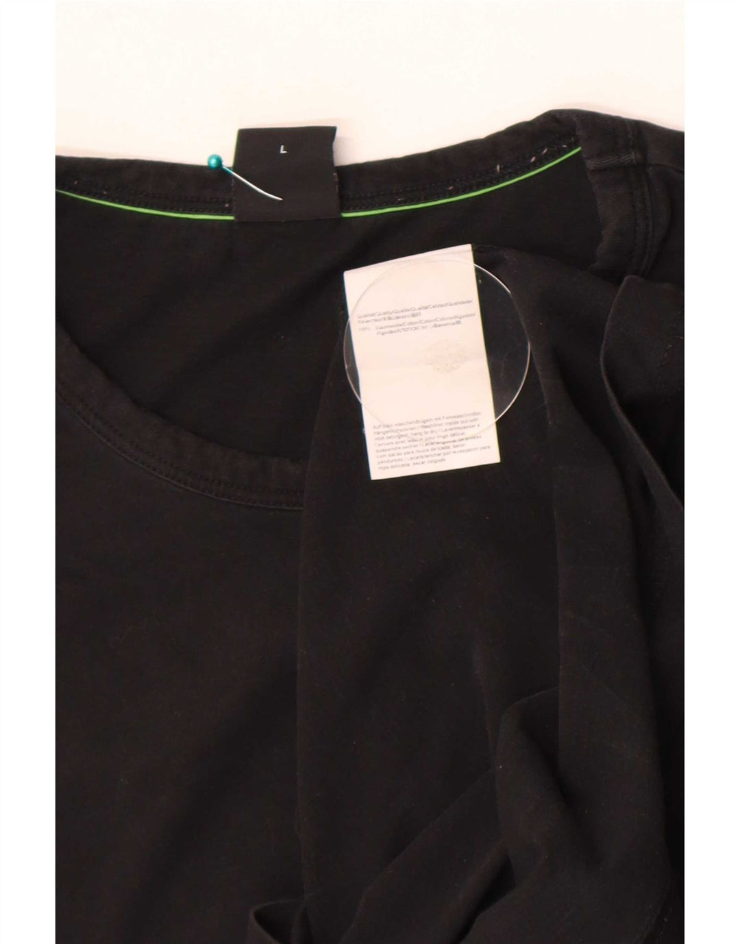 Męska koszulka Hugo Boss, duża, czarna, bawełniana