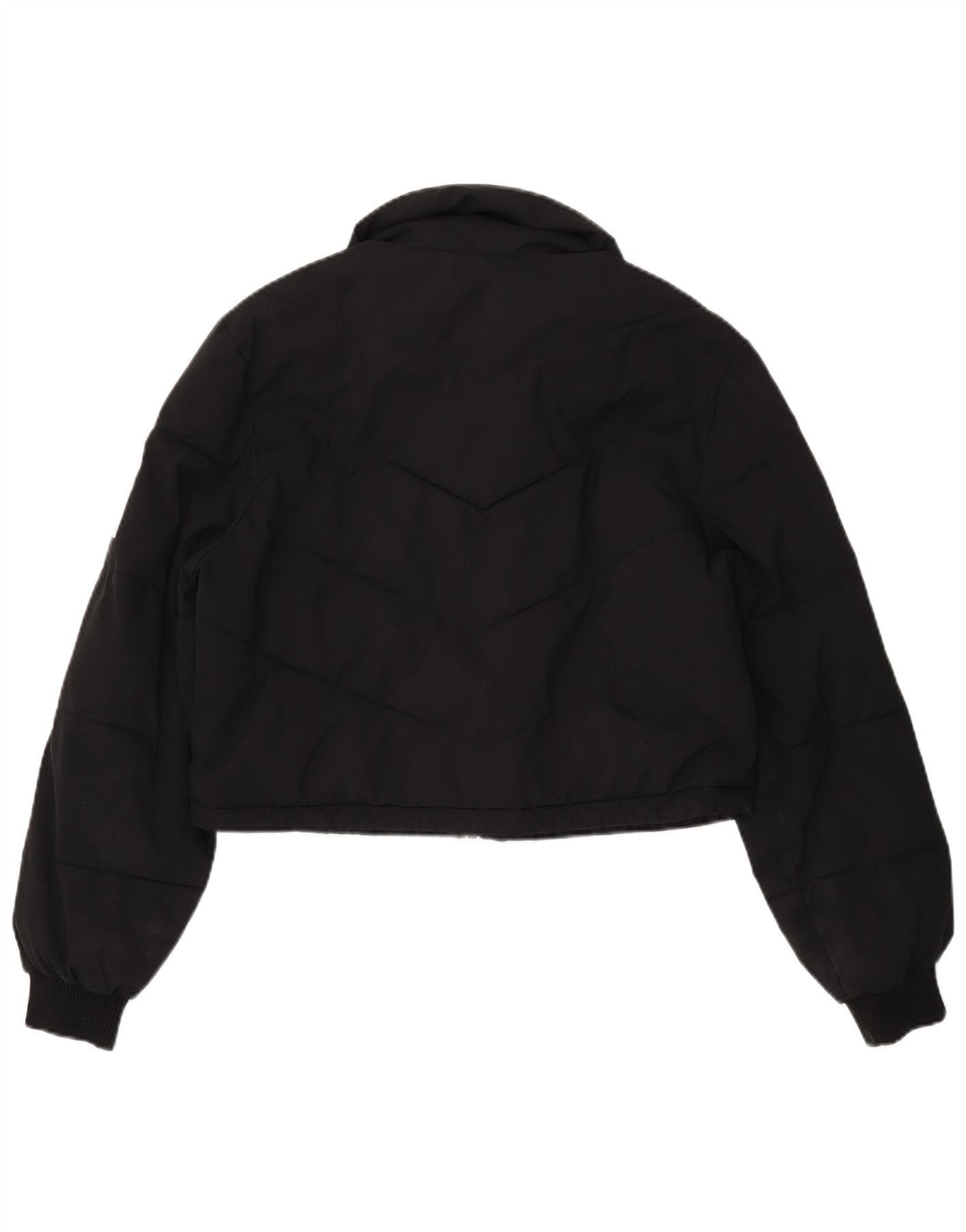 Damska ocieplana kurtka TRUE RELIGION UK 16, duża, czarna, z poliestru