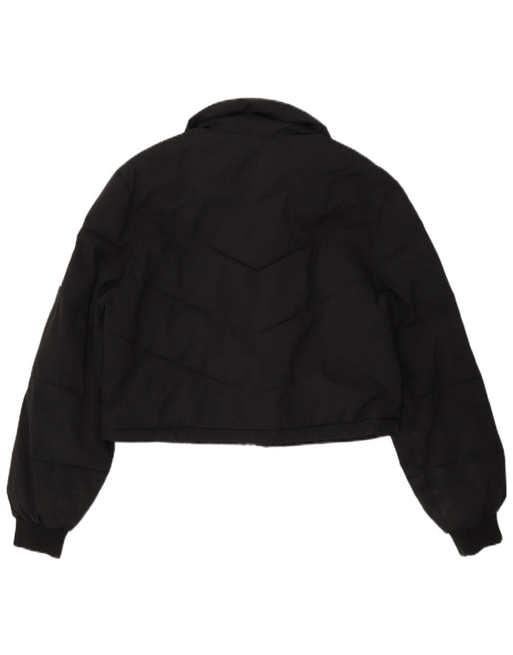 Damska ocieplana kurtka TRUE RELIGION UK 16, duża, czarna, z poliestru