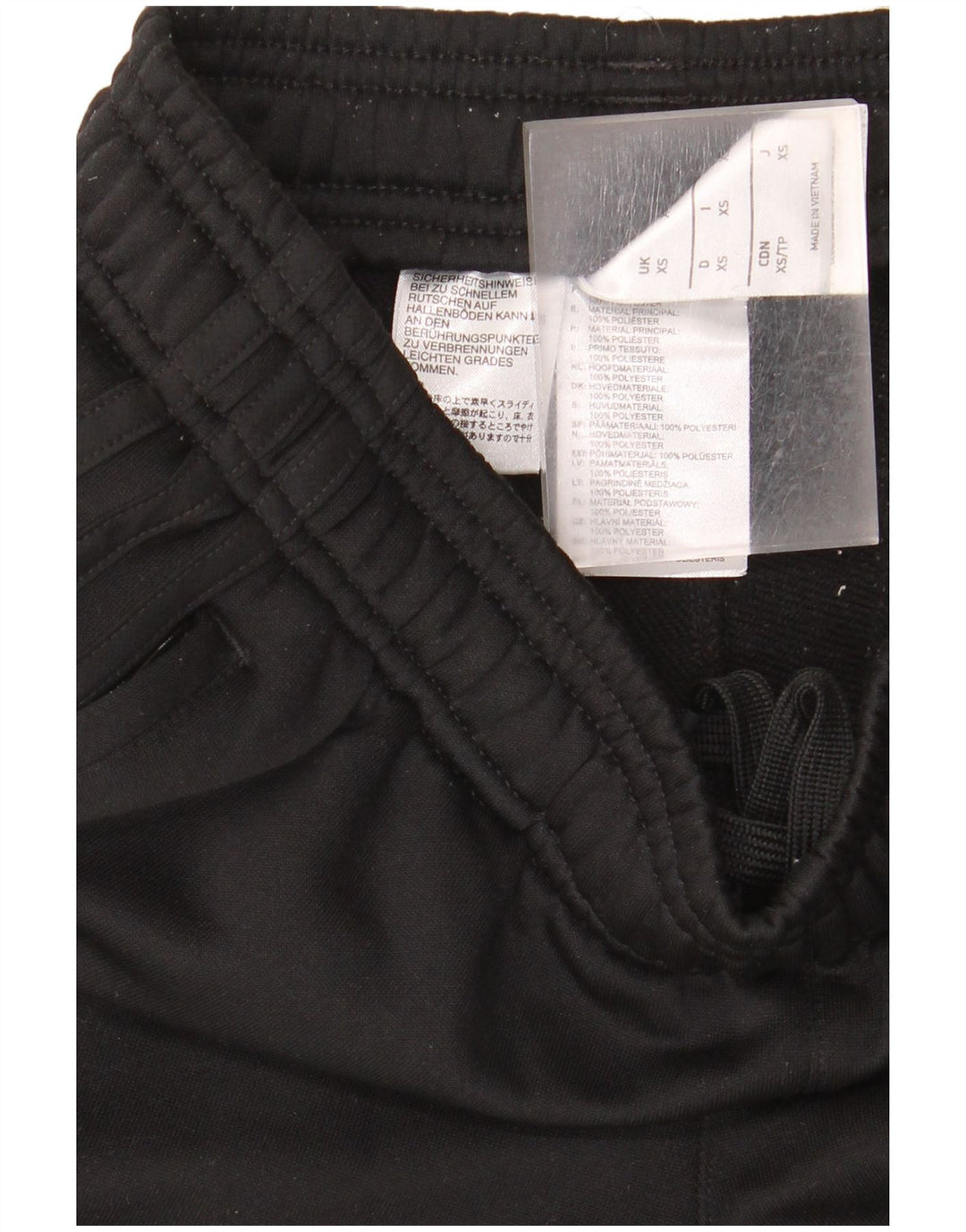 Męskie spodnie dresowe Adidas Graphic XS, czarny poliester