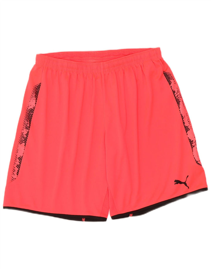 Męskie spodenki sportowe Puma XL, poliester w czerwone cętki