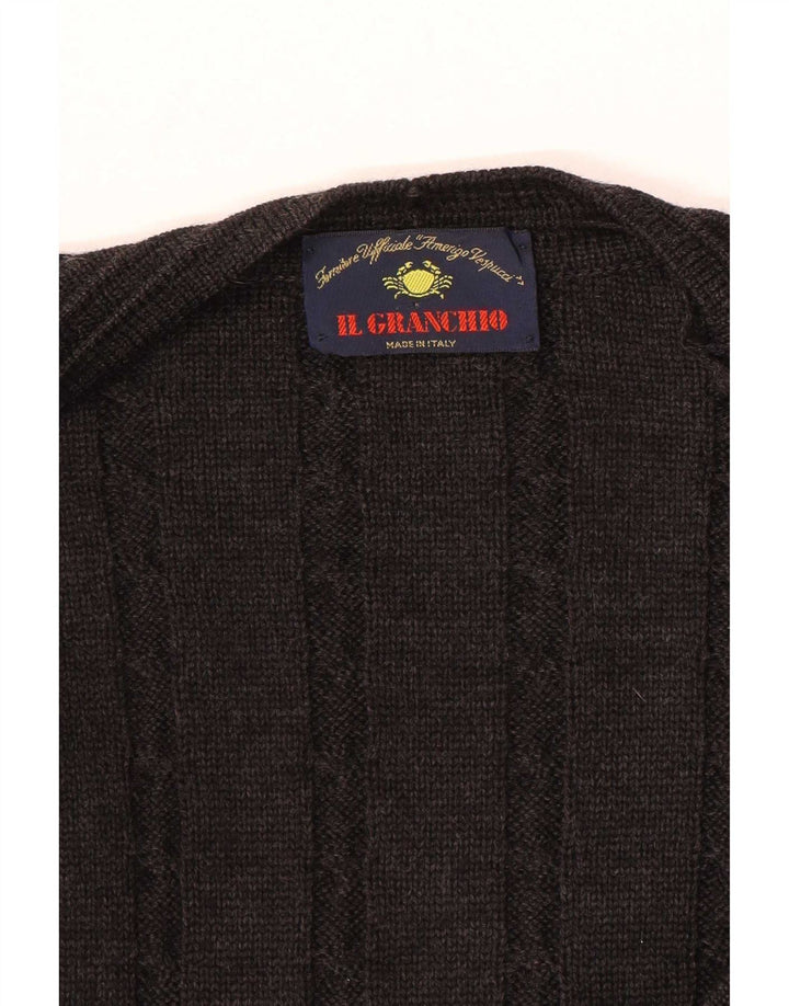 Il Granchio Męski sweter rozpinany XL, szary