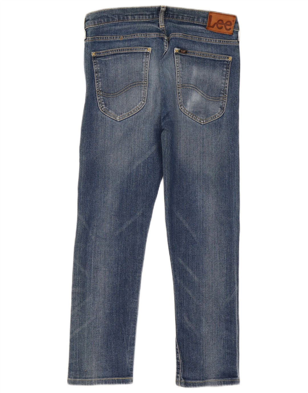 Damskie jeansy Lee Luke Slim W32 L28 Niebieskie bawełniane