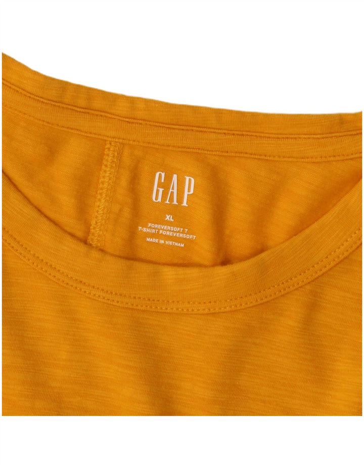 Damski top Gap z długim rękawem, UK 18 XL, żółty, nakrapiany