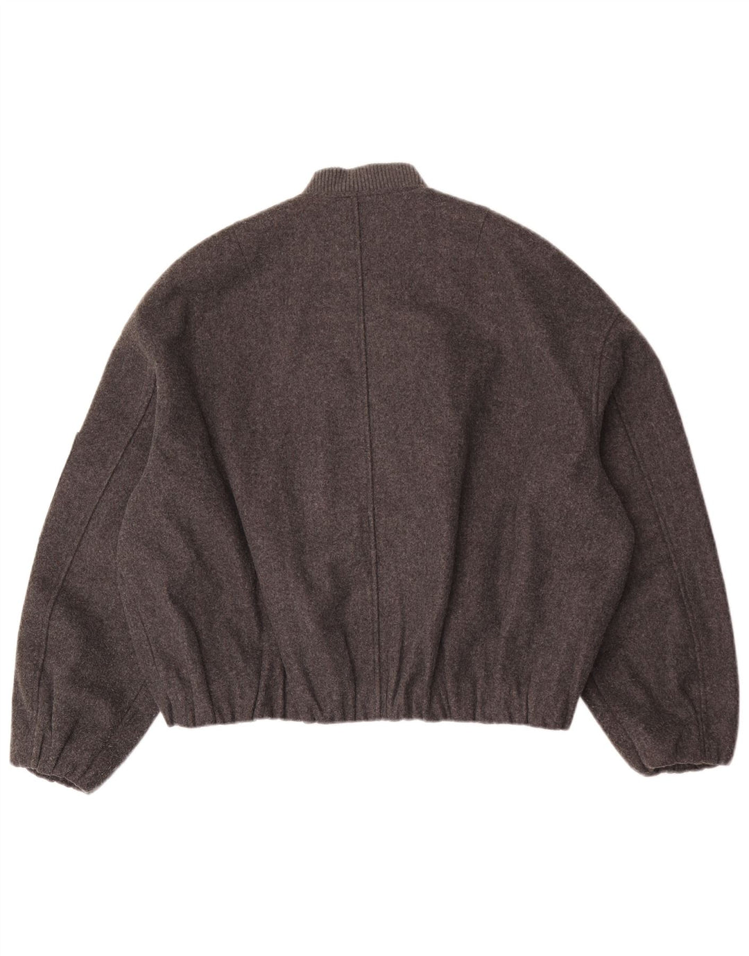 Damska kurtka bomberka oversize Zara UK 6 2XS, szary poliester