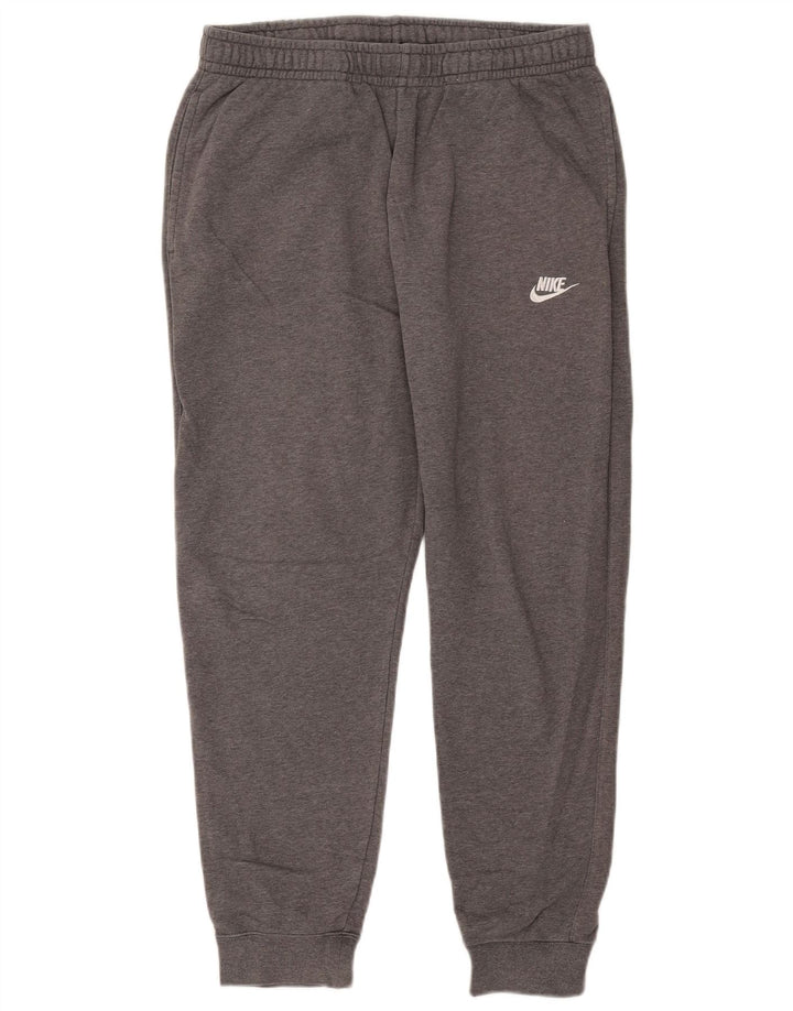 Męskie spodnie dresowe Nike, duże, szare, bawełniane