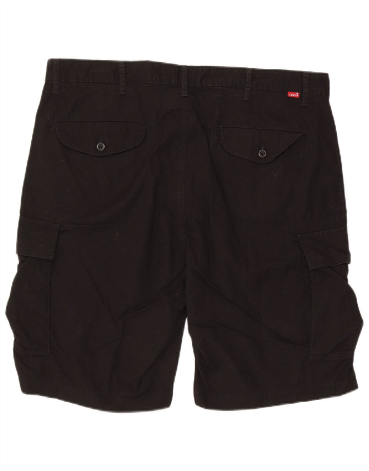 Męskie spodenki cargo Levi's W38 XL, czarne, bawełniane