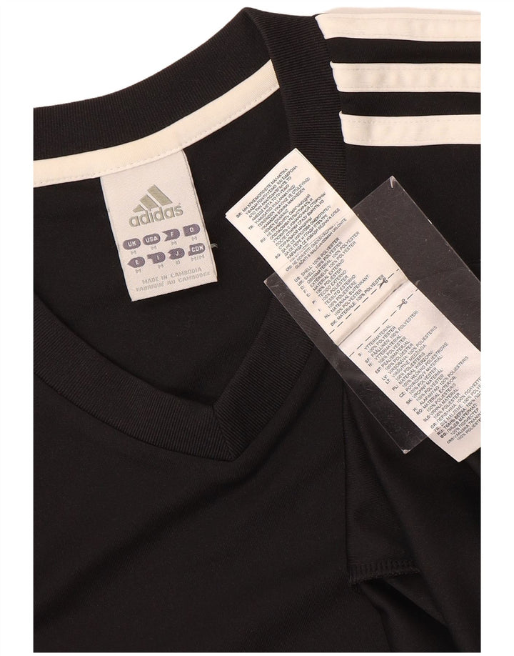 Męska koszulka Adidas Climalite Top, średni czarny poliester