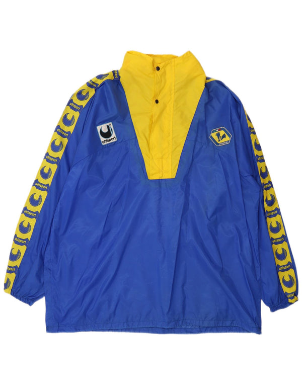 Męska kurtka przeciwdeszczowa z kapturem Uhlsport Hellas Verona FC 1993 UK 42 XL niebieska