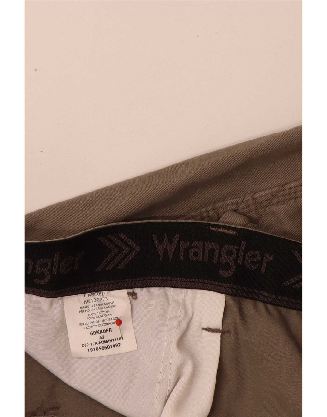 Męskie spodenki cargo Wrangler XL W42, szara bawełna