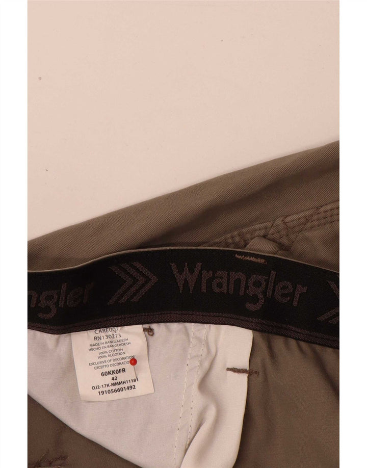 Męskie spodenki cargo Wrangler XL W42, szara bawełna