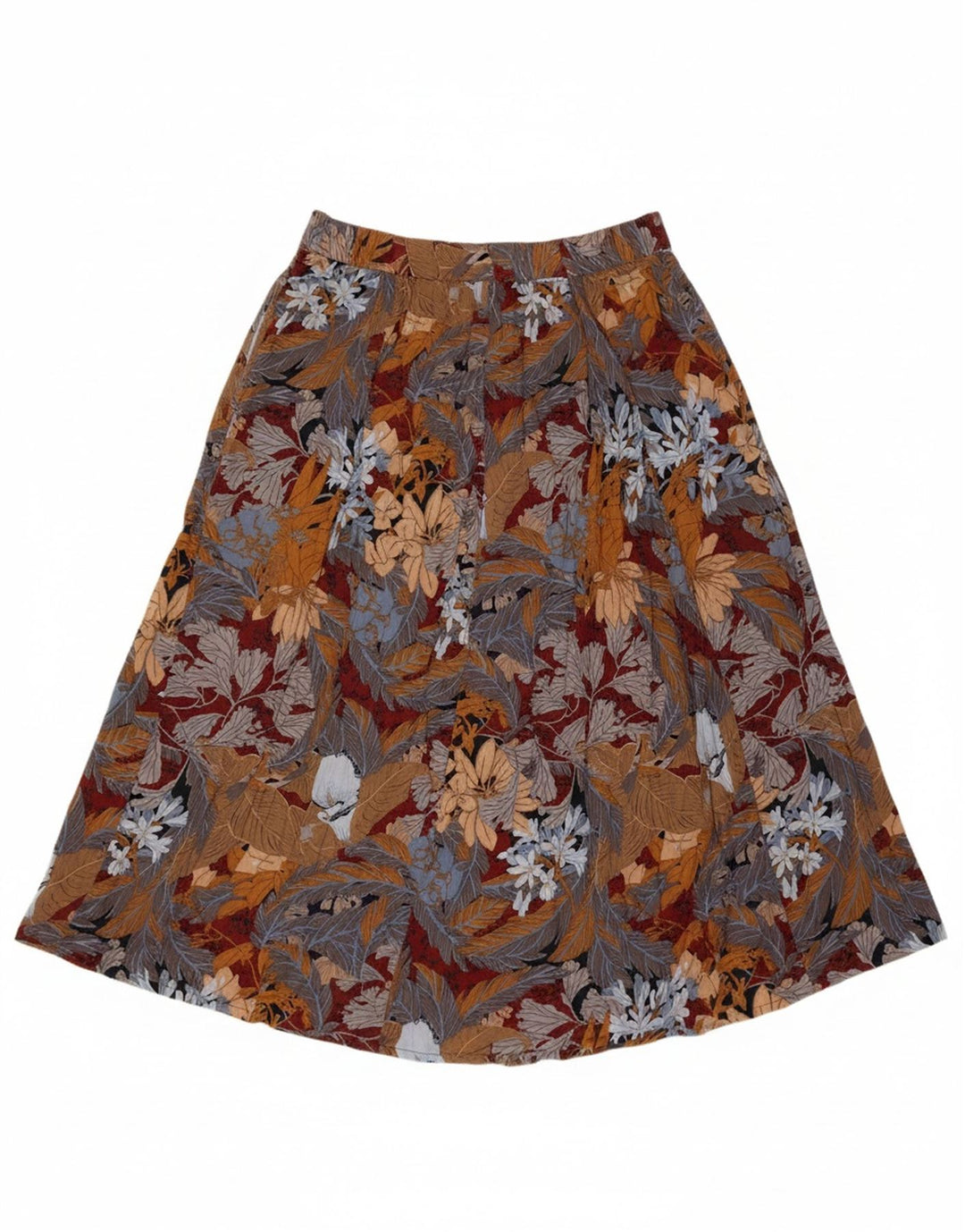 VINTAGE Womens A-Line Skirt W32 Large Multicoloured Floral