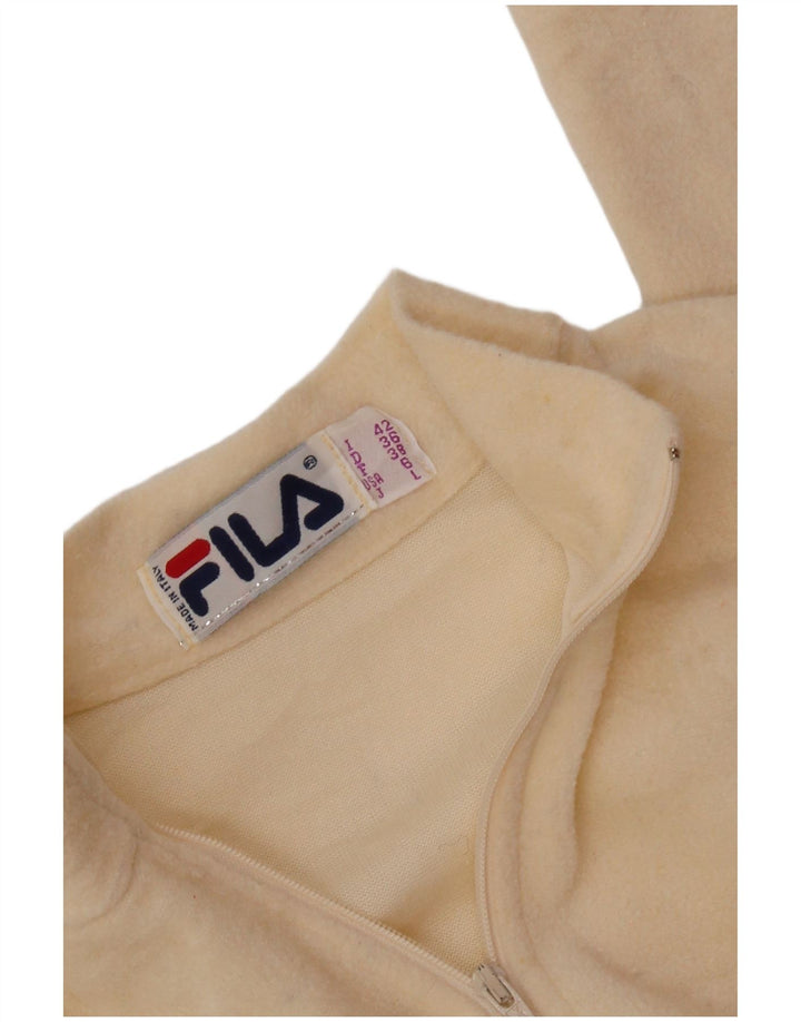 Damskie body polarowe FILA z długim rękawem IT 42 Medium Off White