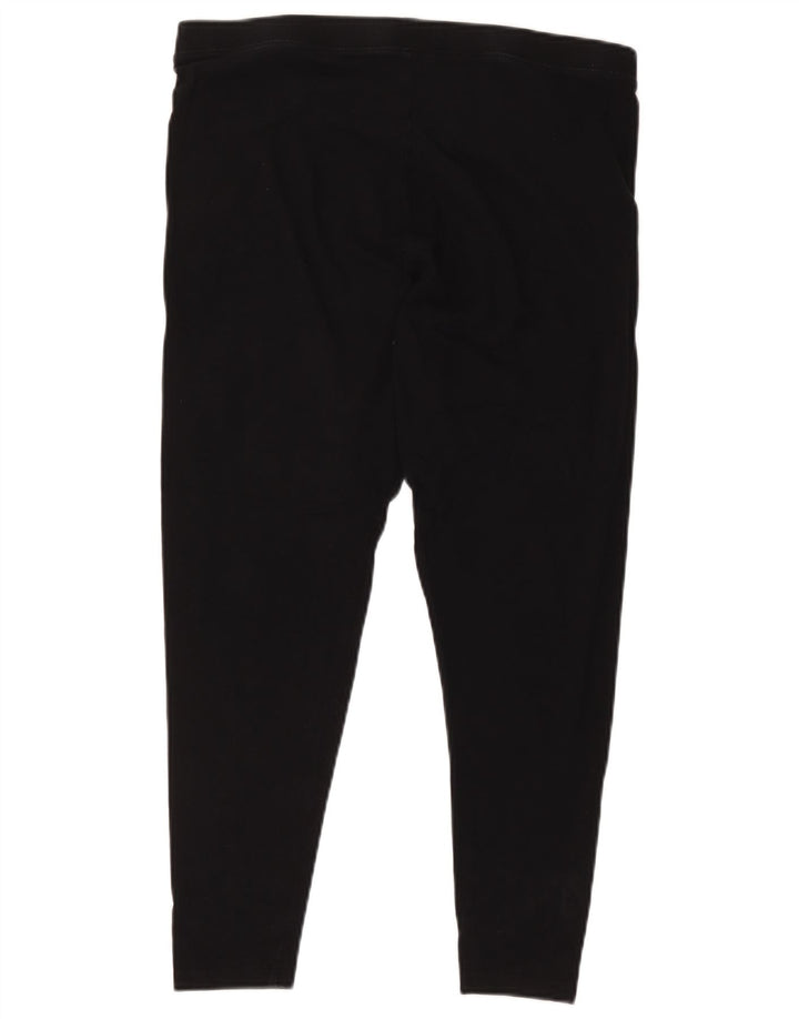 Legginsy damskie Marks & Spencer UK 16, duże, czarne, bawełniane
