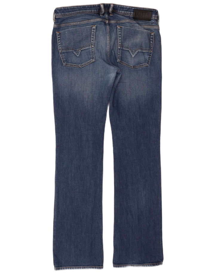 Męskie jeansy Bootcut Diesel W34 L34 Niebieskie bawełniane