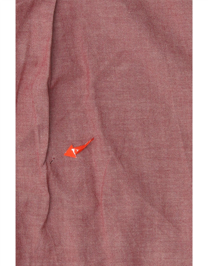 Koszula męska IZOD, duża, bordowa, bawełniana