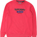 SUPERDRY Womens Oversized Graphic Sweatshirt Jumper UK 8 Small  Pink Vintage Superdry and Second-Hand Superdry from Messina Hembry 