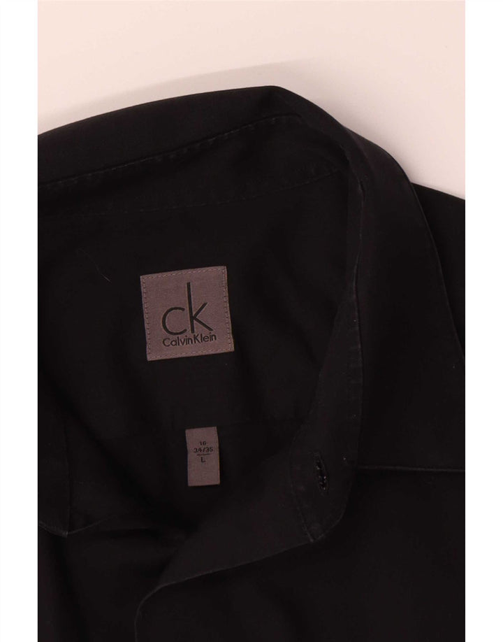 Koszula męska Calvin Klein Jeans, rozmiar 16, duża, czarna