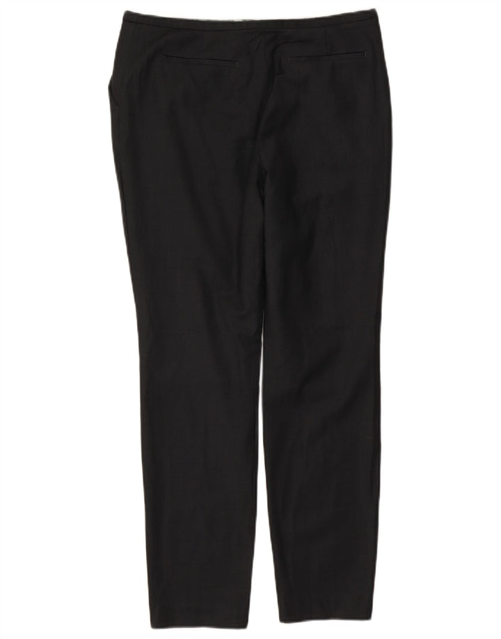 Damskie spodnie garniturowe Ted Baker, rozmiar 2, małe, W30 L28, czarna wełna