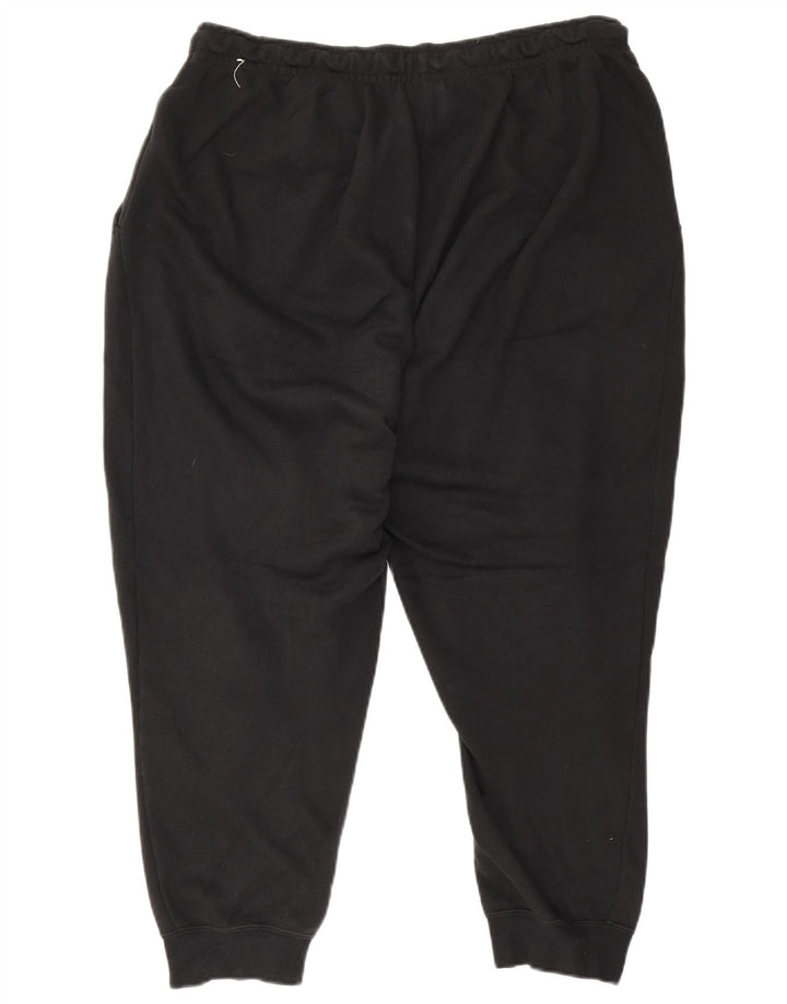 Męskie spodnie dresowe Nike Crop, duże, czarne, bawełniane