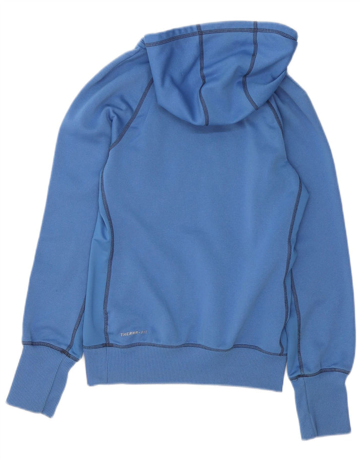 Damska bluza z kapturem Nike Graphic UK 10 Mały niebieski poliester