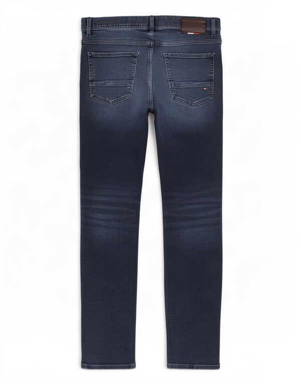 Męskie dżinsy Tommy Hilfiger Bleecker Slim W34 L30 Granatowa bawełna