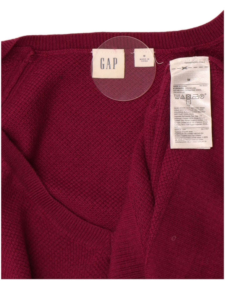 Damski sweter Gap z dekoltem w kształcie litery V, UK 14, średni fiolet, nylon