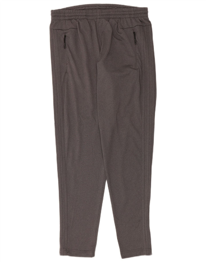 Męskie spodnie dresowe Adidas, średni szary poliester