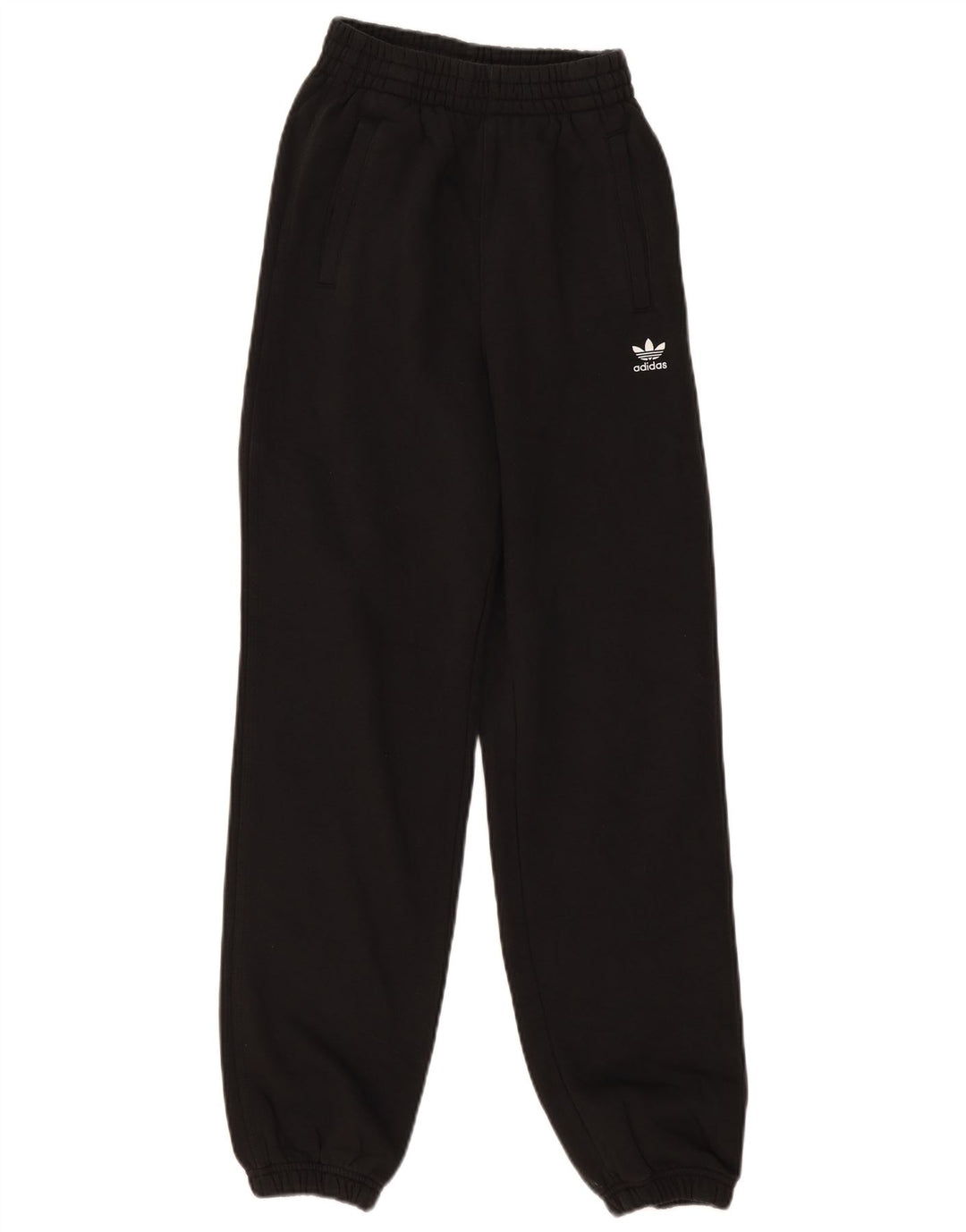 Damskie spodnie dresowe Adidas Joggers UK 0/2 2XS Czarna bawełna